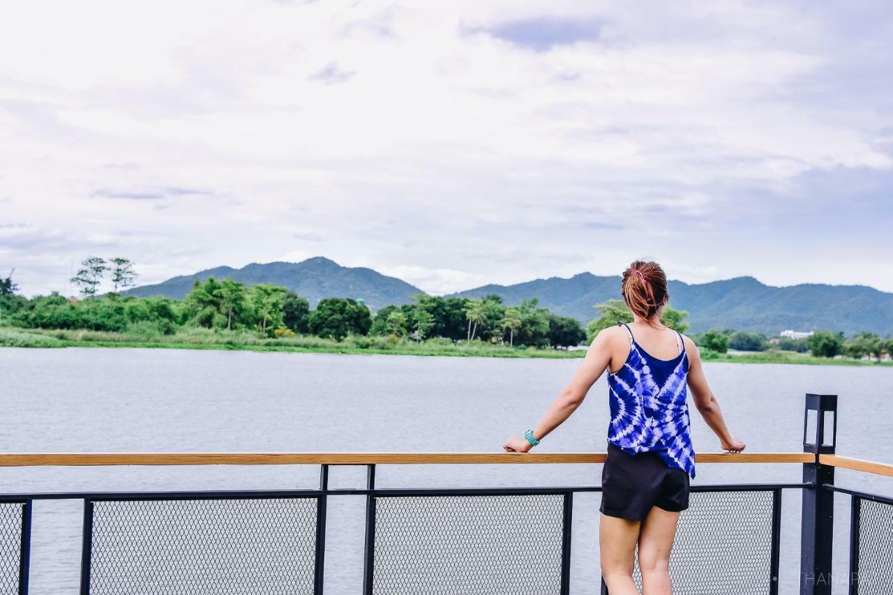 Blue Sky Raft At Kanchanaburi Eksteriør billede